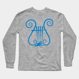 Blue Lyre Long Sleeve T-Shirt